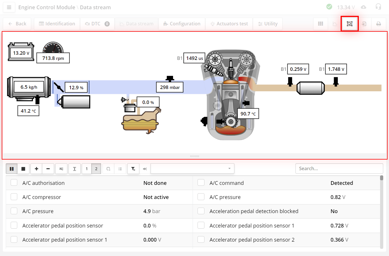 Schematic mode